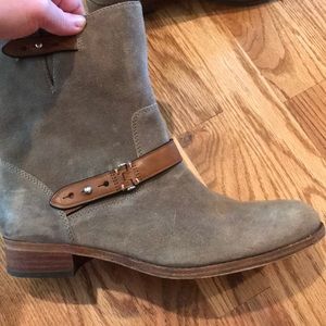 Real suade/leather COACH boots